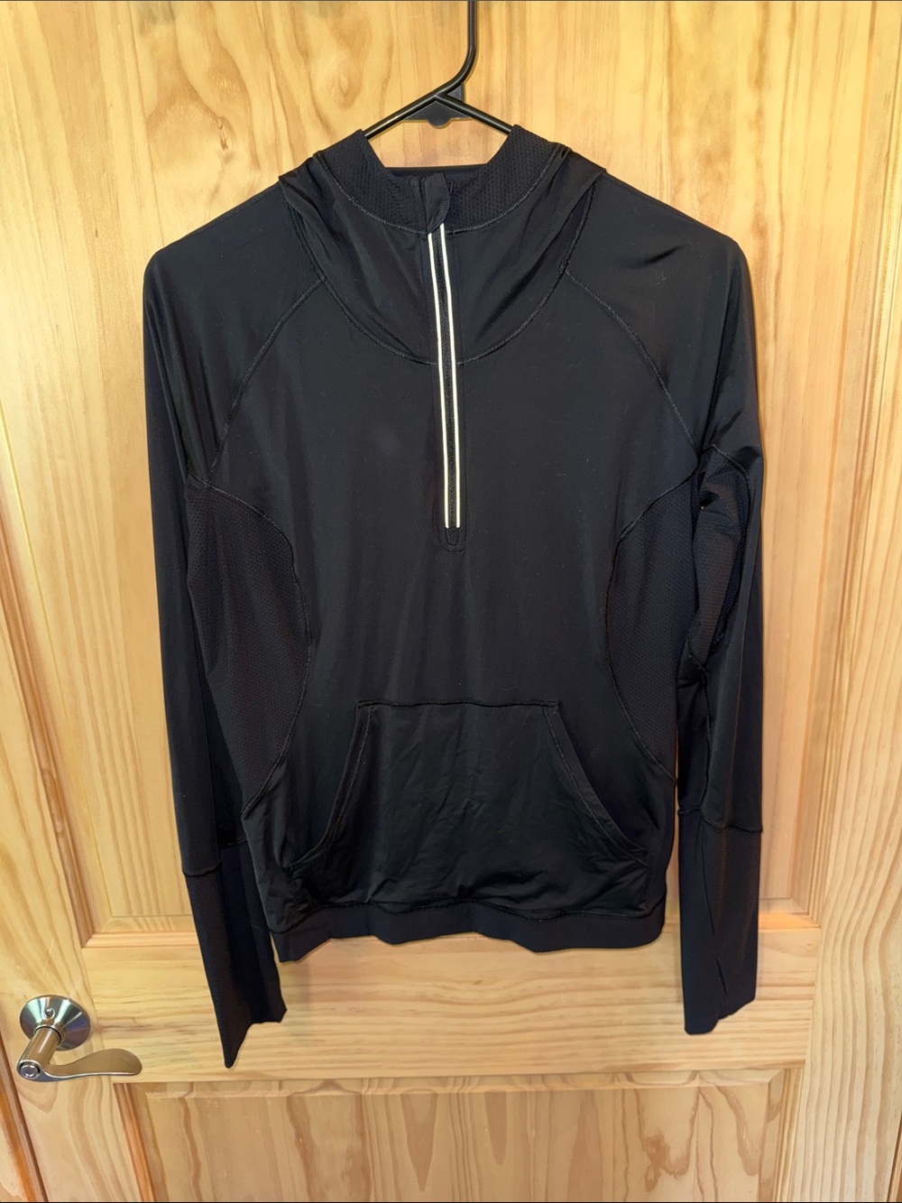 Lululemon Women’s Black Quarter-Zip Athletic Pullover Hoodie